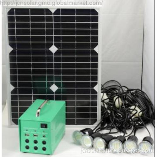 solar home system for lighting and mobile charging